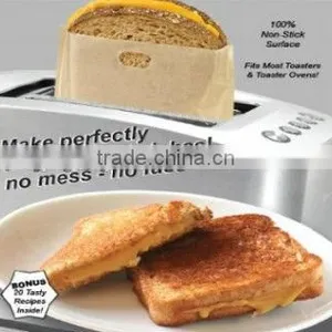 Toastabags Twin Pack - Grilled Cheese in Your Toaster No Fuss No Mess - Reusable 50 Times thumbnail-1