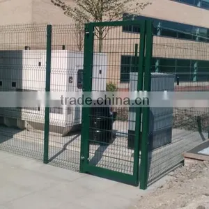 High Security 3D Triangle Fence Panel Gate/construction Ogrodzenia Systemowe 3D Panel Gate/welded Wire Mesh Panel Fencing thumbnail-4
