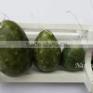 DHL Free Shipping Dark Green Jade Eggs Xuiyan Jade Eggs Vaginal Kegel Exercise Egg Shape Exercise Ball thumbnail-3