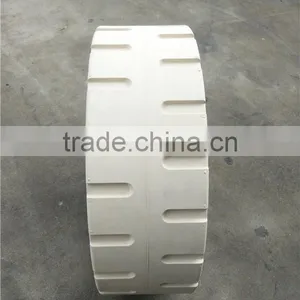 Self-propelled Vertical Lifts Rubber Wheel 305x100 For Dingli AMWP9.5-1100 thumbnail-4