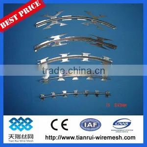 Hot Dipped Galvanized Razor Wire/concertina Razor Wire thumbnail-1