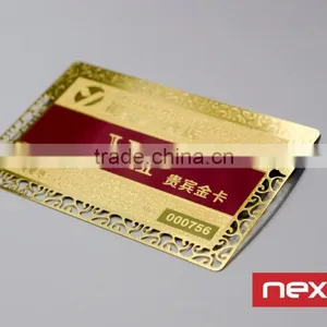 Matt Colorful Silk Screen Printing Metal Card thumbnail-1