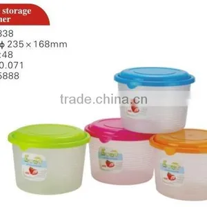 Round Storage Container With Four Color thumbnail-1