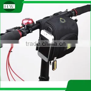 Mountain Bike Tube Bag Bicycle Handlebar Bag With Rain Cover Bike Accessories thumbnail-1