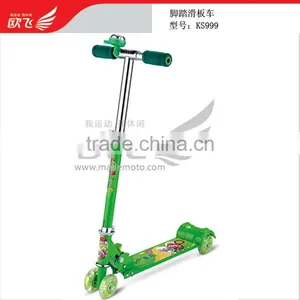 4 Wheels Kids Full Iron Kick Scooter thumbnail-1