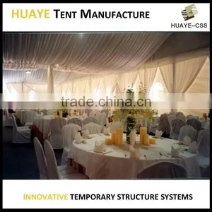Newest Luxury Wedding Tent Marquee Party Tent With Lining and Lights for Decoration for Sale thumbnail-2
