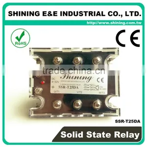 SSR-T25DA SSR Heat Sink Mounting General Solid State Relay 24VDC thumbnail-2