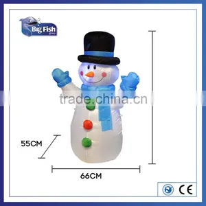 Inflatable Santa Made From Weather Resistant Polyester and Feature White LED Panel thumbnail-1
