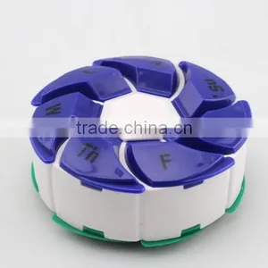 14 Grids Galaxy Gift Plastic Pill Box With Lock Pill Organizer thumbnail-1