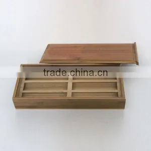 Customize Square Paulownia Tea Package Box, Crafts Torage Boxes thumbnail-4