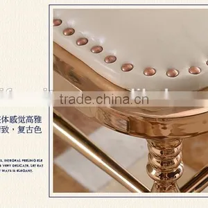 Quality Polished Rose Golden Stainless Steel Luxury Modern Chiavari Tiffany Chair LQ-SSC001R thumbnail-4