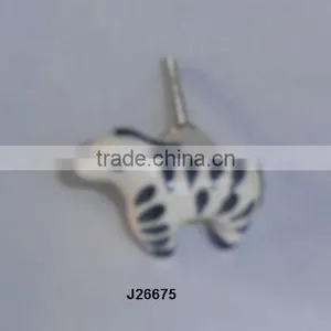 Hand Painted Ceramic Knob Available in Other Colour and Patterns thumbnail-1