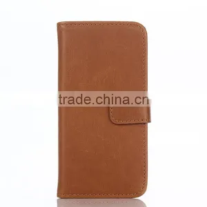 High Quality Crazy-horse PU Card Bumper/pocket Cell Phone Case for Iphone thumbnail-2