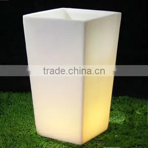 LED Large and Tall Flower Pots /led Cheap Plastic Tall Plastic Flower Pots Glowing Flower Pot thumbnail-2