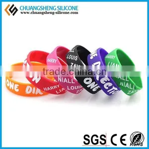 Wholesale Silicone Bracelet Wrist Jewelry Embossing Printing Wristband Candy Color Beadlet Silicone Decoration Hot Sale Jewelry thumbnail-5