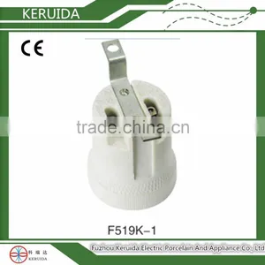 Porcelain/Ceramic Lampholder F519K-1 E26/E27 thumbnail-1
