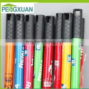 House Cleaning Products Flower Design Pvc Wood Stick Broom Parts thumbnail-2