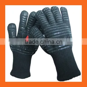 BBQ Grill Heat Resistant Cooking Oven Gloves thumbnail-1