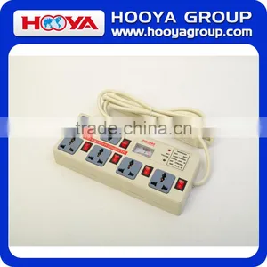 Good Quality 3m 6 Holes 6 Switch Socket With USB thumbnail-2