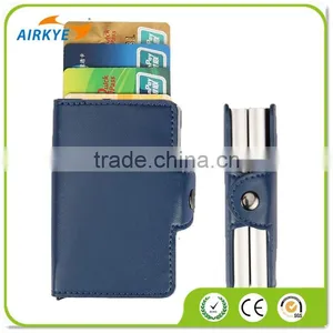 Double Box Pop-up Credit Card Holder Metal Wallet Cash Purse Handbag thumbnail-1