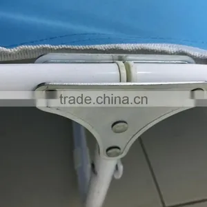 Blue Reclining Folding Beach Lounge Chair thumbnail-4
