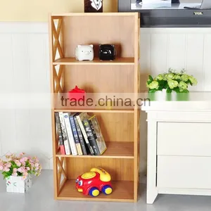 Bamboo Show Shelf, Wooden Display Rack Shelf thumbnail-1