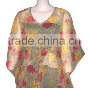 Printed Chiffon Cotton Tunics thumbnail-1
