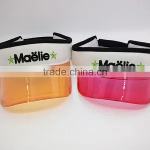 Costum Cheap Plastic Sun Visor Cap thumbnail-1