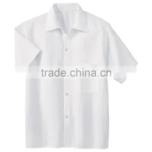 Wholesale 100% Cotton Dress Shirts Mens Workwear Uniform White Shirts thumbnail-1