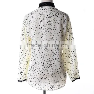Newest Women s Clothing 2015 Summer Blouses New Design Elegant Blouses for Fashion Elegant Ladies Shirt Design Modern Blouses thumbnail-4