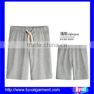 Hot Sale Man's Blank Short Pants 100%Combed Cotton Dry Fit Shorts thumbnail-1
