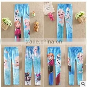 2015 Wholesale Fancy Elsa Frozen Pants for Girls thumbnail-1