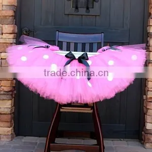 Wholesale Custom Made Ruffled Tutu Chair Cover thumbnail-1
