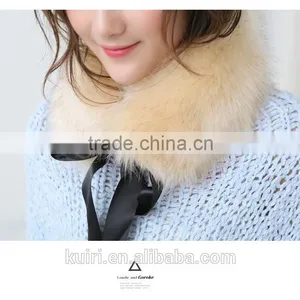 2015 Hot Sales Korea Style Woman Sweety Short Faux Fox Collar/scraf for Winter Coat Garment Decorations thumbnail-2
