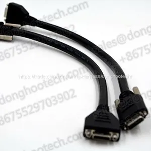 Hiflex Short Camera Link Cable 15cm Length With Thumbscrew Locking for Limited Space Internal Connection thumbnail-1