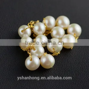 Natural Freshwater Pearl Necklace S925 Silver Clavicle Chain 2016 thumbnail-4