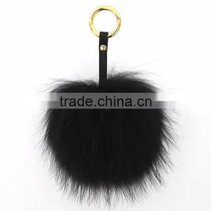 Myfur Color Raccoon Fur Balls Bag Charm Fur Keychain Fur Pom Poms thumbnail-2