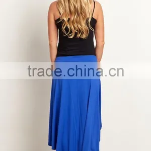 Latest Skirt Design Pictures Women Trend hi Low Maternity Skirt 2016 thumbnail-6