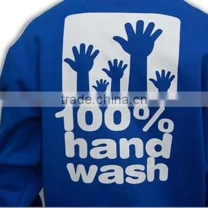 Great Workmanship Blue Thick Fleece Pullover Crewneck Sweatshirt thumbnail-5