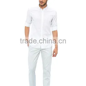 Men's Cotton Casual Shirts Long Sleeve Cool Shirt thumbnail-3