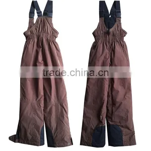 High Quality Winter Active Kids Outdoor Coffee Snow Pant thumbnail-1
