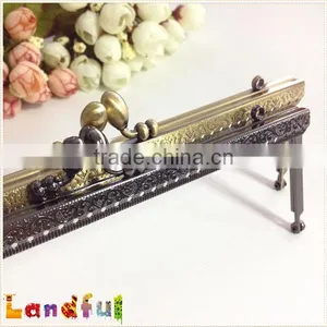 20cm High Quality Beautiful Pattern Handicraft Accessories Coin Purse Frames thumbnail-1