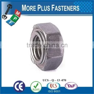 Made in Taiwan Galvanized Steel Plain Steel Stainless Steel Hexagon Weld Nut thumbnail-3