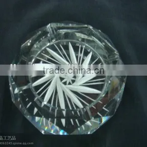 Round Cut Crystal Ashtray thumbnail-1