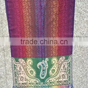 2017 Pashmina Scarf Ombre Rainbow Scarf Spring Fall Winter Scarf thumbnail-4