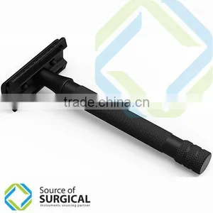 Incredible Design Stainless Steel Safety Razors | Matte Black Color | Easy & Comfortable Grip thumbnail-1