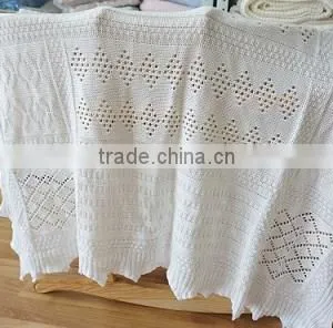 100% Cotton Knitted Blanket thumbnail-1