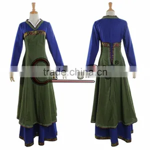Custom Made Women's Medieval Dress Victorian Renaissance Gothic Dress thumbnail-1