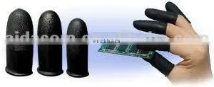 ESD Conductive Black Finger Cot thumbnail-1