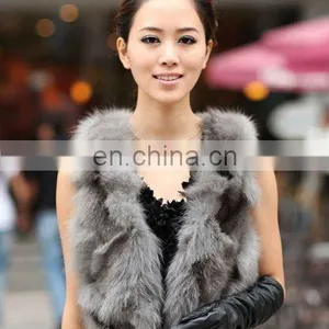 Fashion Fox Fur Vest thumbnail-1